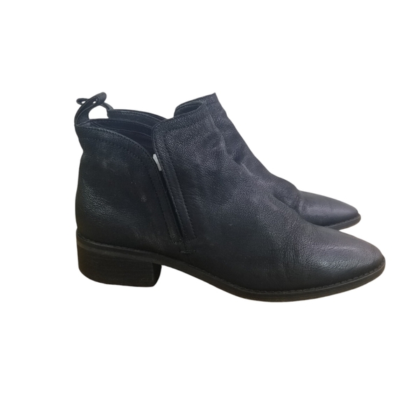 Dolce Vita black leather ankle booties boots - Picture 1 of 10